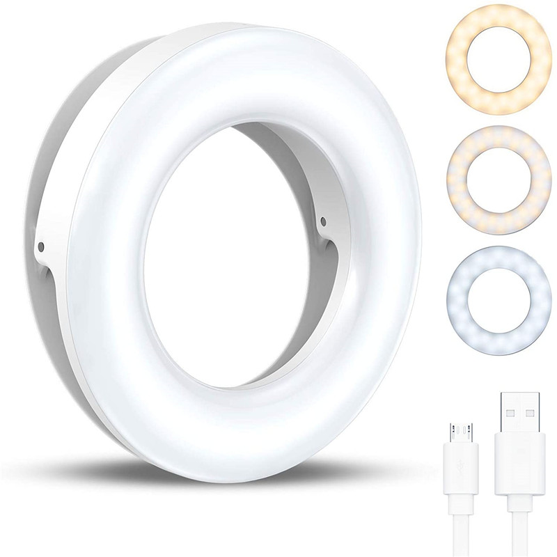 Photography Lighting Continuous - Anillo de luz LED portátil con
