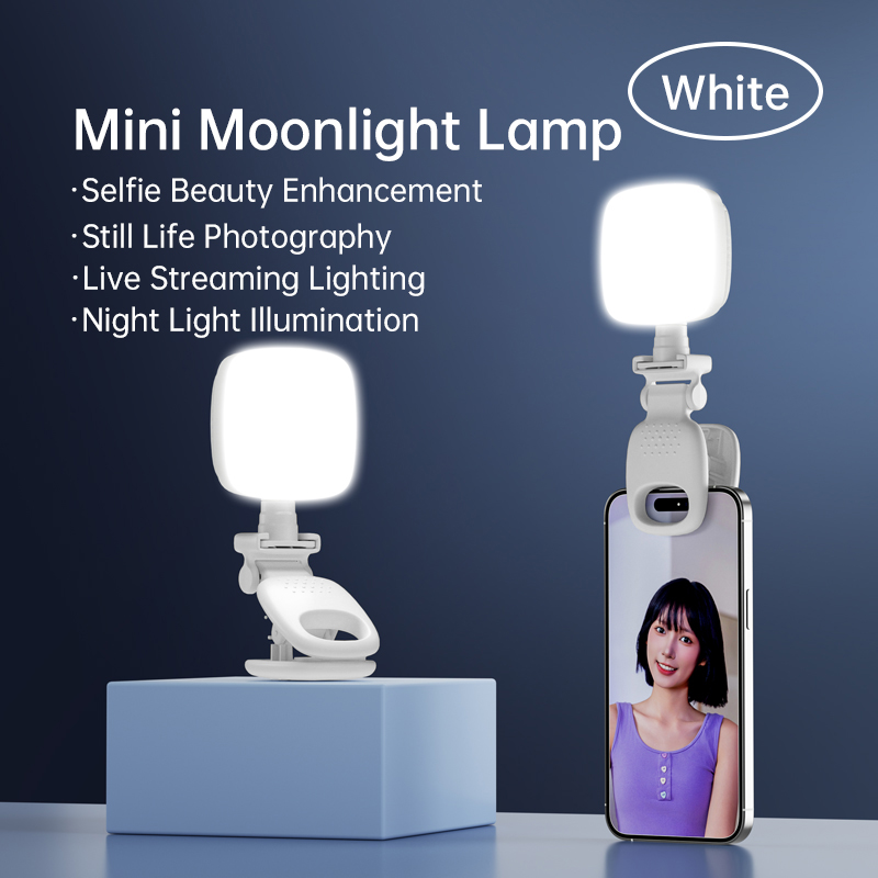 Photography Lighting Handheld - Mini lámpara LED portátil con clip,