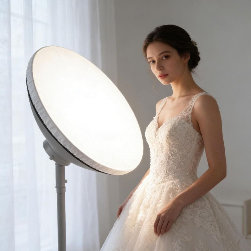 Beauty Dish 55Cm - Nuevo Difusor de Luz Suave Blanco,