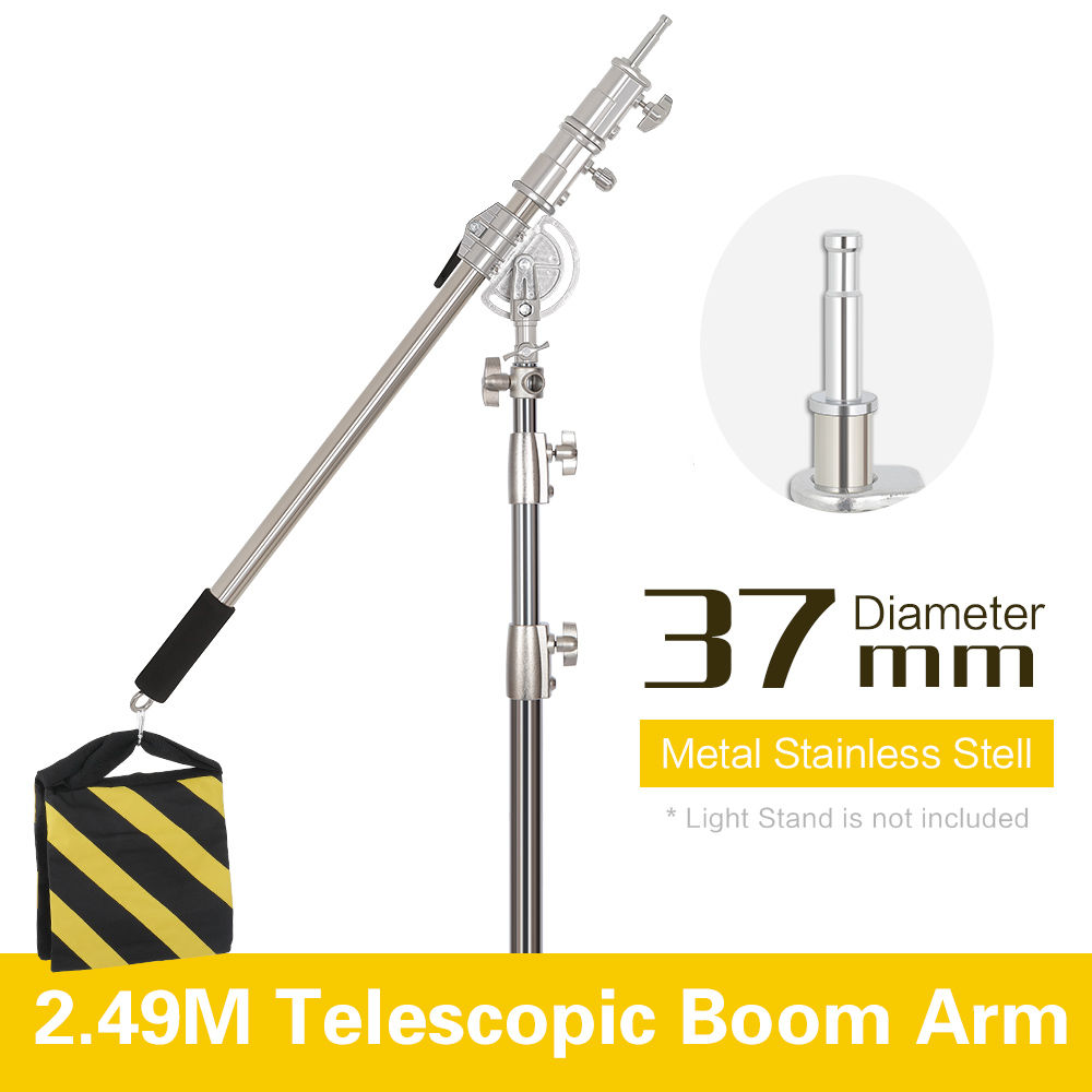 Photography Lighting Set - Kit de brazo cruzado de acero