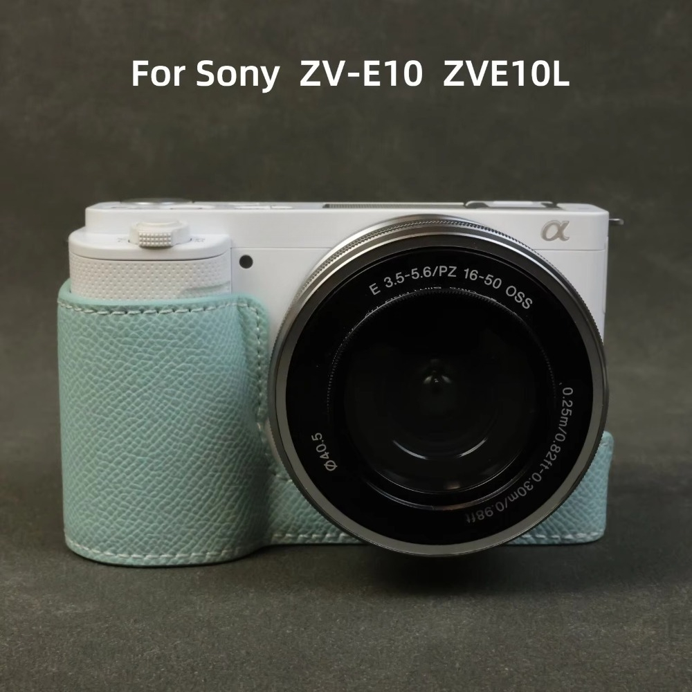 Sony Camera Zv-E10 - Funda protectora de cuero para la