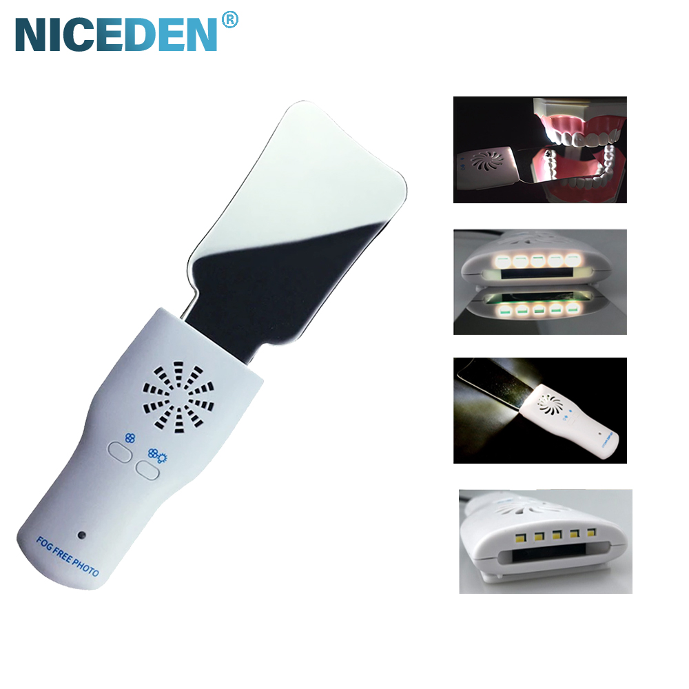 Photography Lighting Set - Juego de espejo antiniebla Dental, Reflector