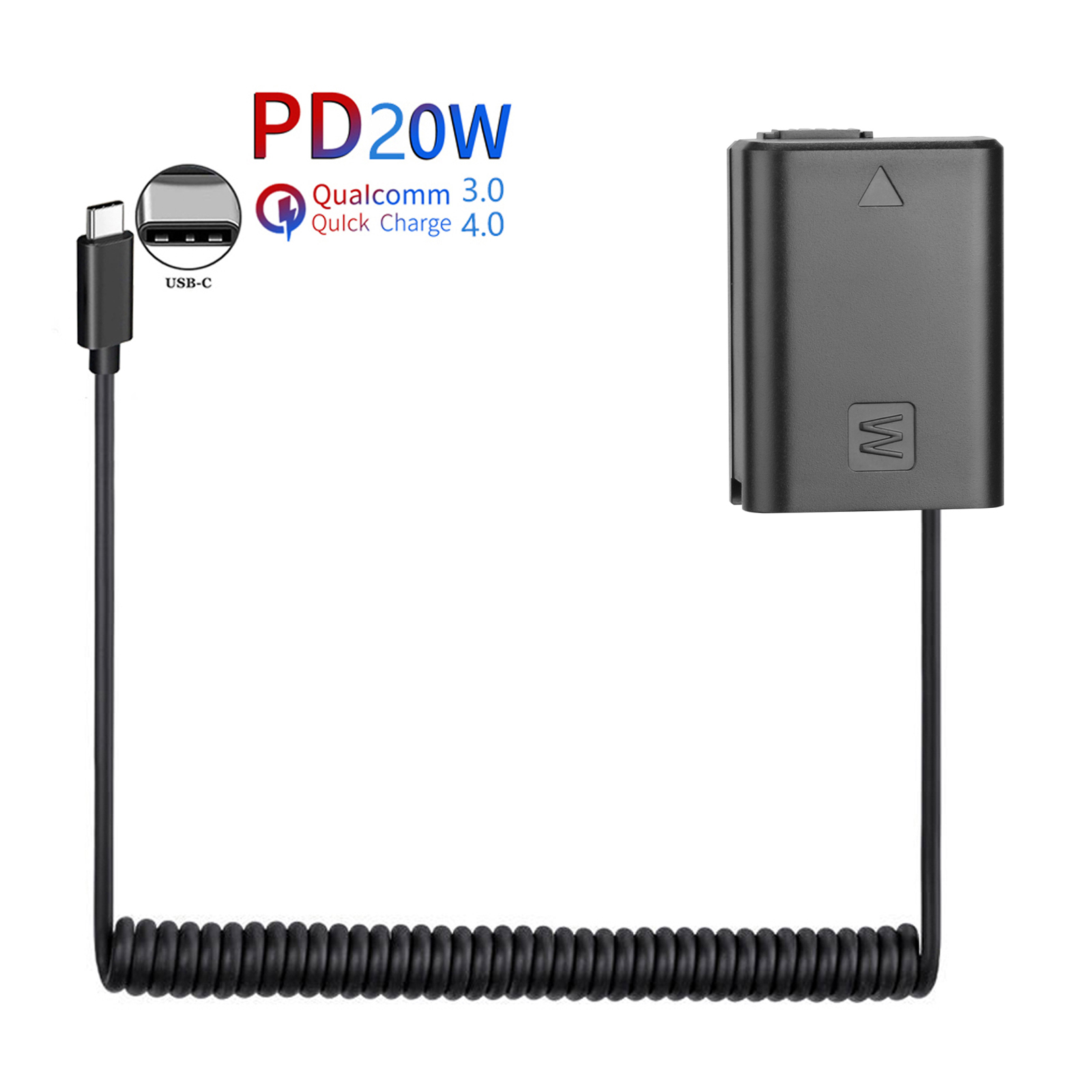 Sony Camera Zv-E10 - PD USB-C AC-PW20 NP-FW50 adaptador de
