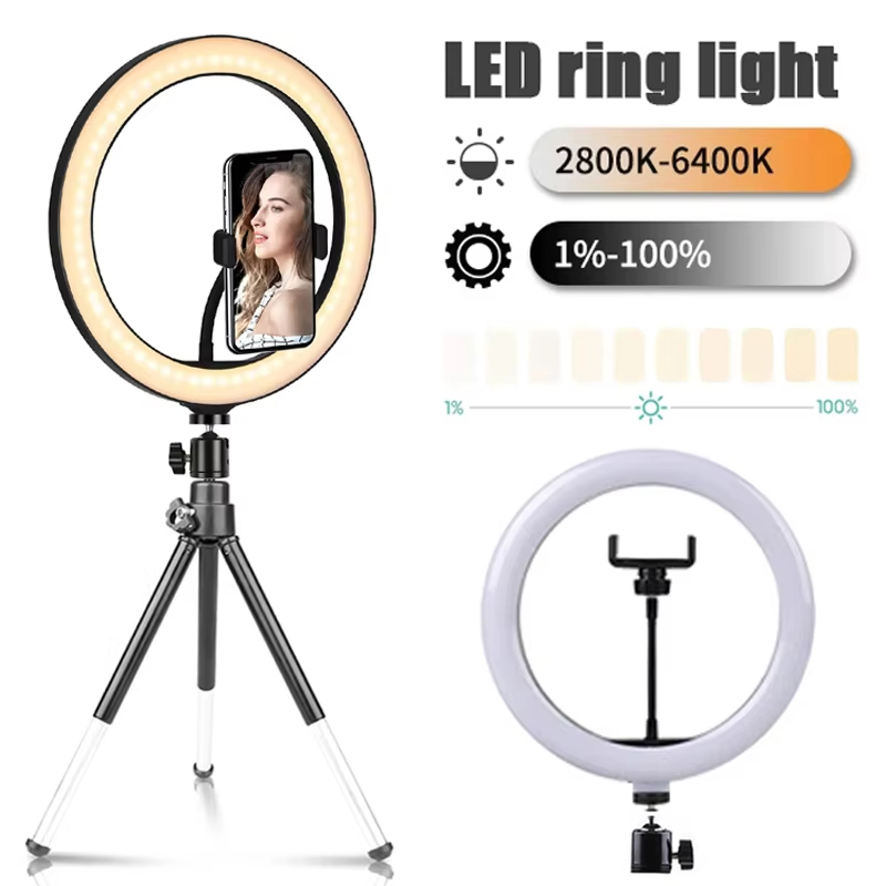 Photography Lighting Continuous - Aro de luz LED de 10