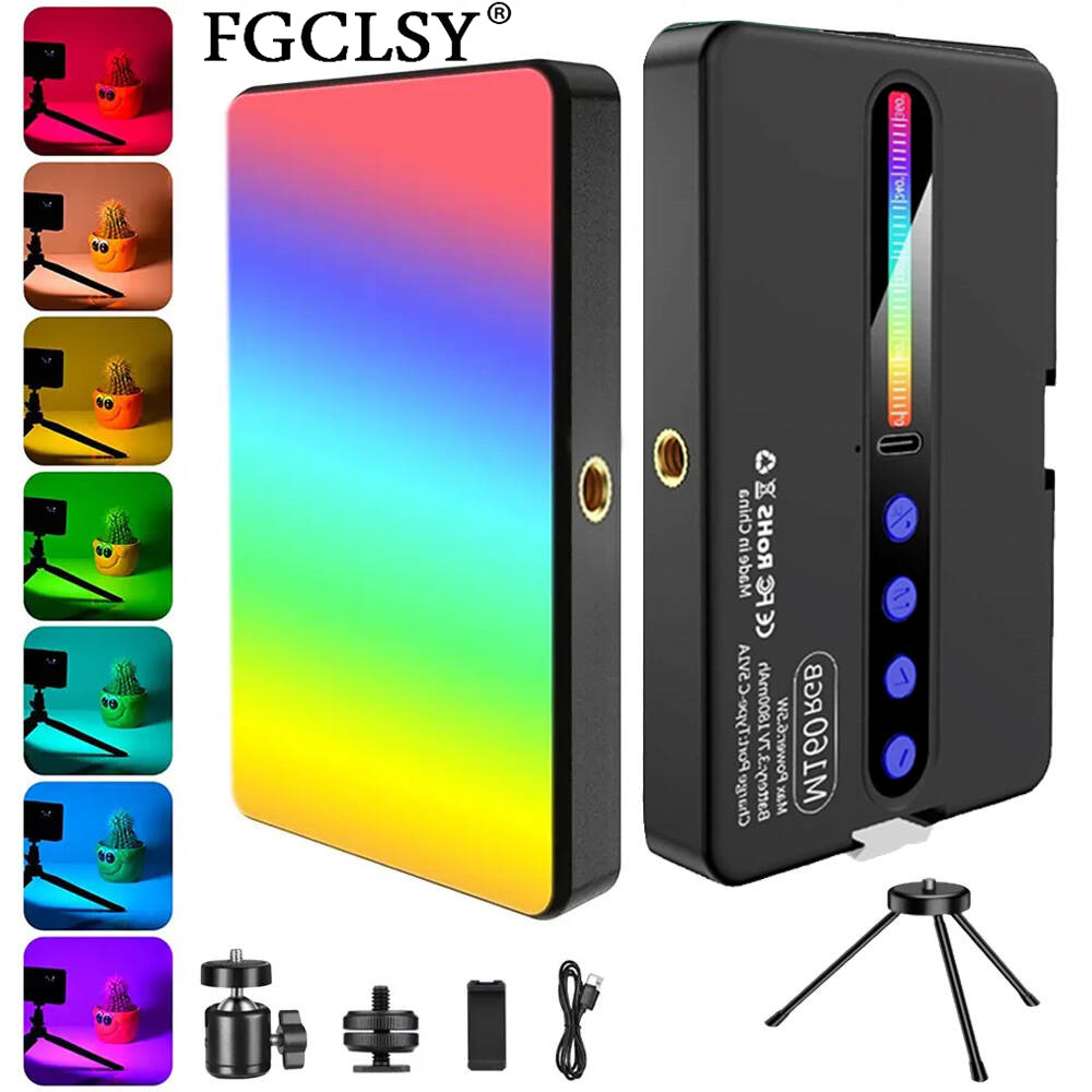 Photography Lighting With Umbrella - Luz LED RGB para cámara, Kit