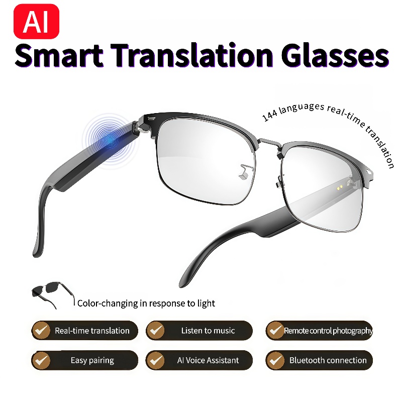 Photography Lighting Ai - Gafas Inteligentes GS13 con Lentes que