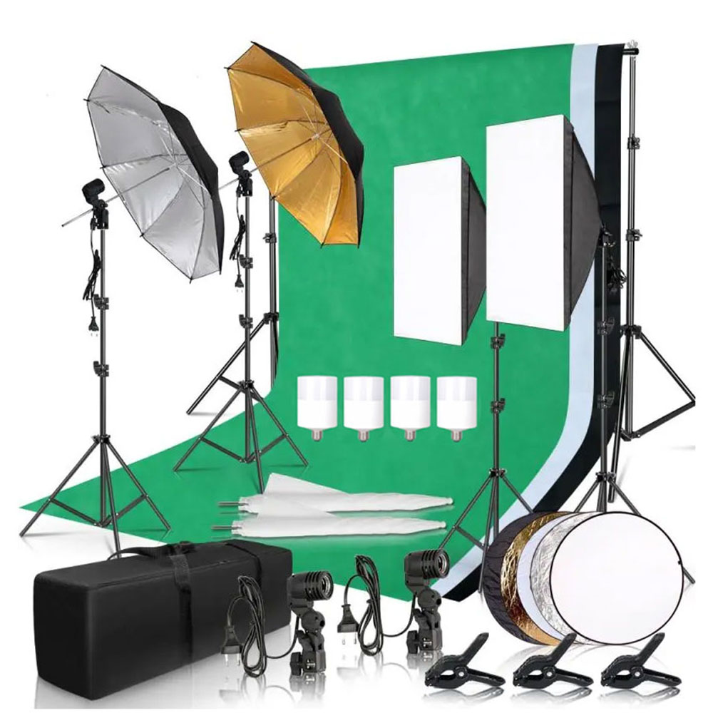 Photography Lighting Set - Kit de Iluminación para Estudio Fotográfico