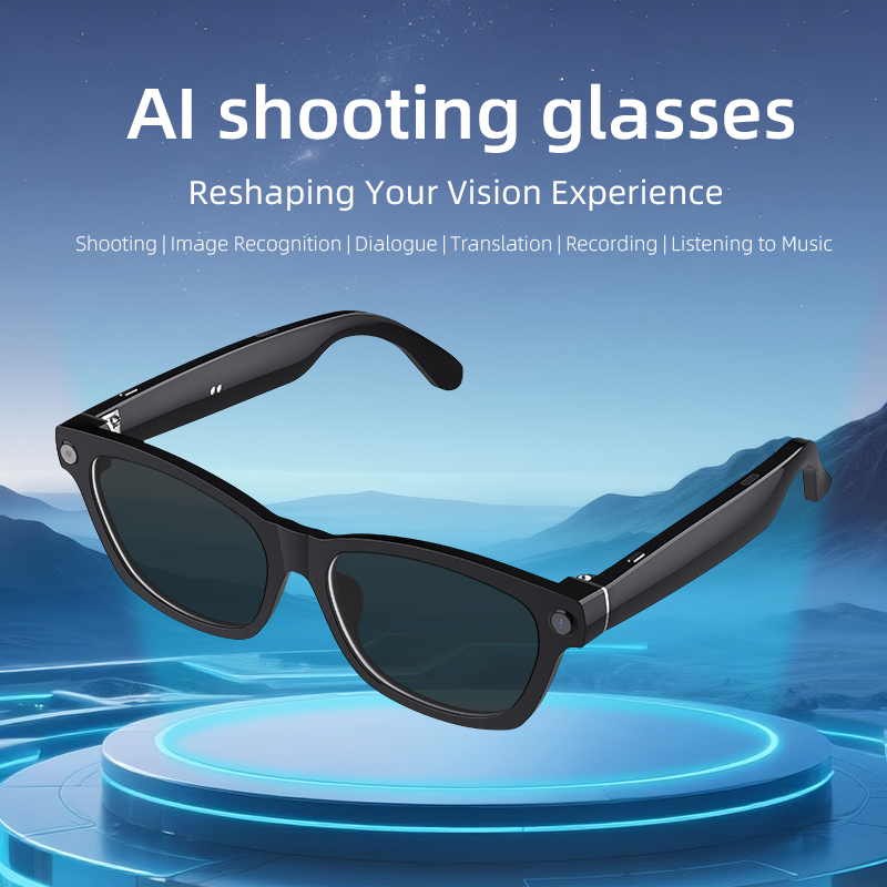 Photography Lighting Ai - Gafas inteligentes AI Bluetooth, auriculares Bluetooth,