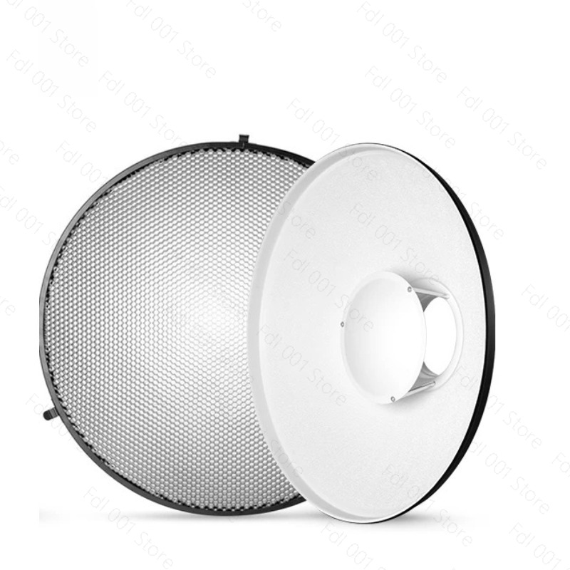 Reflector de luz blanco de 55  - Beauty Dish 55Cm reseña y precio