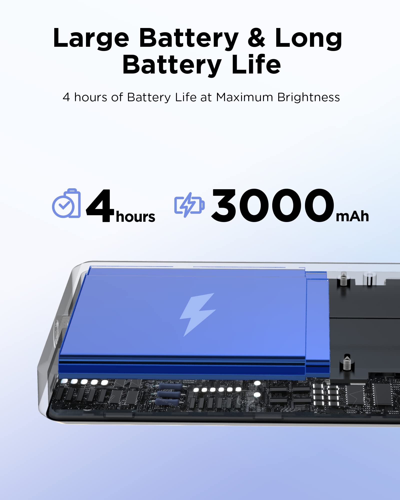 Luz LED para Selfie, 3000Mah,  - Photography Lighting Continuous reseña y precio