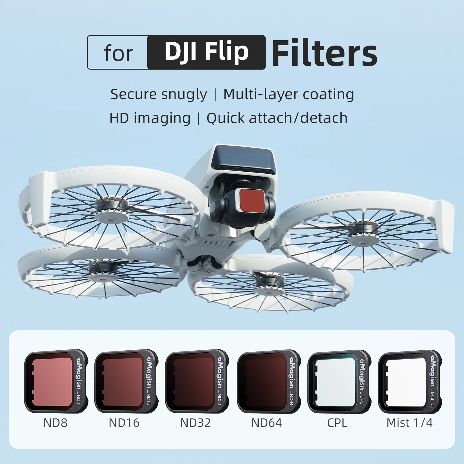 Filtro ND para Dron DJI Flip,  - Photography Lighting Handheld reseña y precio