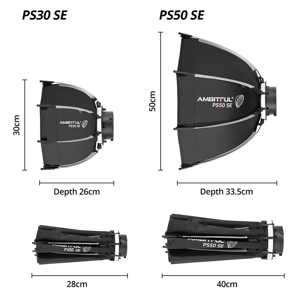 Ambitful PS30/PS50 SE 30cm 55c - Beauty Dish 55Cm reseña y precio