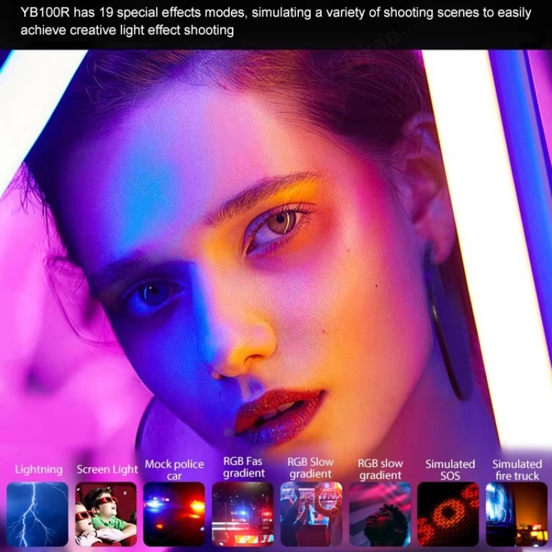 Luz LED RGB portátil para estu - Photography Lighting Video reseña y precio