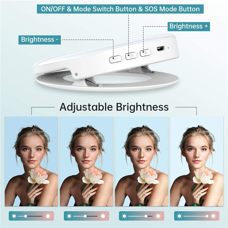 Anillo de luz LED portátil con - Photography Lighting Continuous reseña y precio