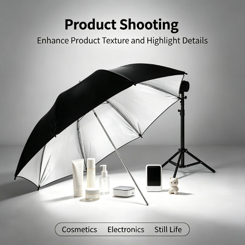 Paraguas Reflectante Negro Res - Photography Lighting With Umbrella reseña y precio