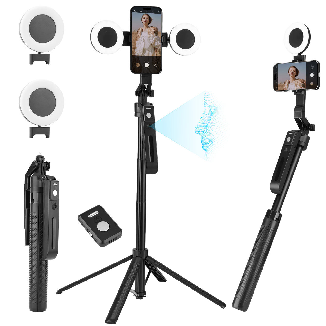 Nuevo Trípode para Selfies con - Photography Lighting Ai reseña y precio