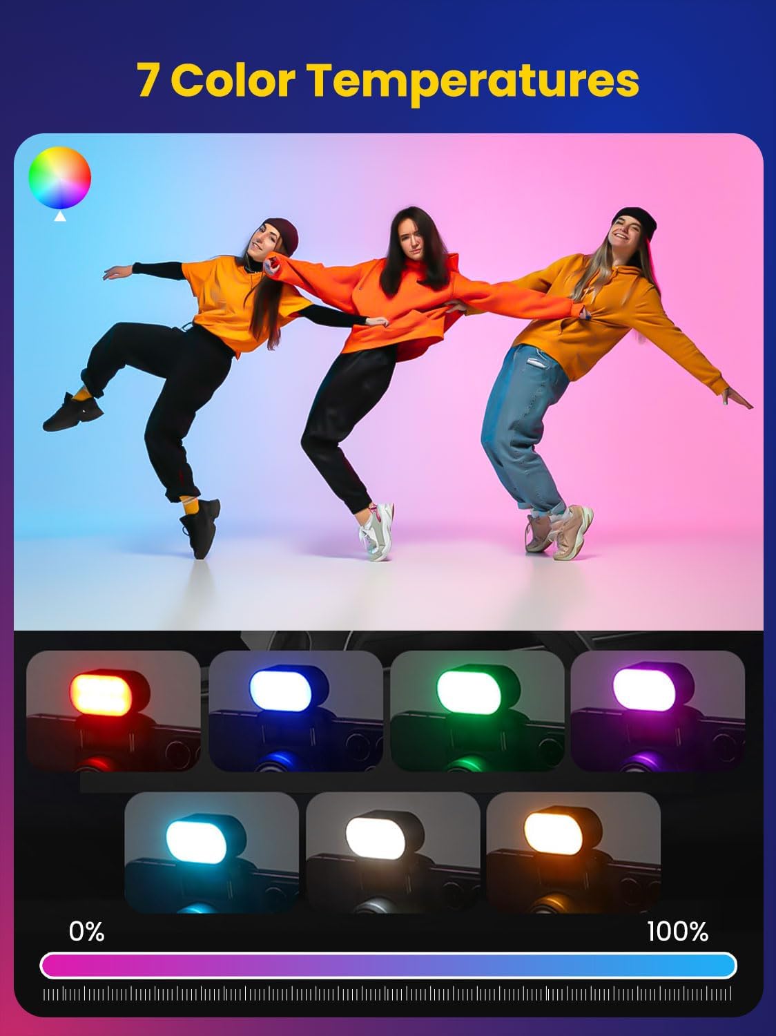 AOCHUAN Mini RGB Luz de rellen - Photography Lighting Spotlight reseña y precio