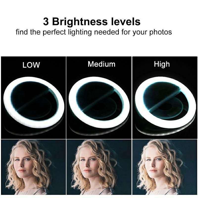 Anillo de luz LED con 3 modos  - Photography Lighting Continuous reseña y precio