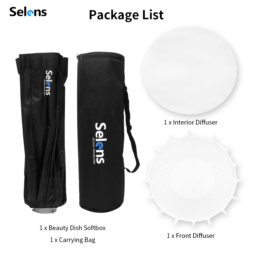 Selens-paraguas de luz de estu - Beauty Dish 55Cm reseña y precio