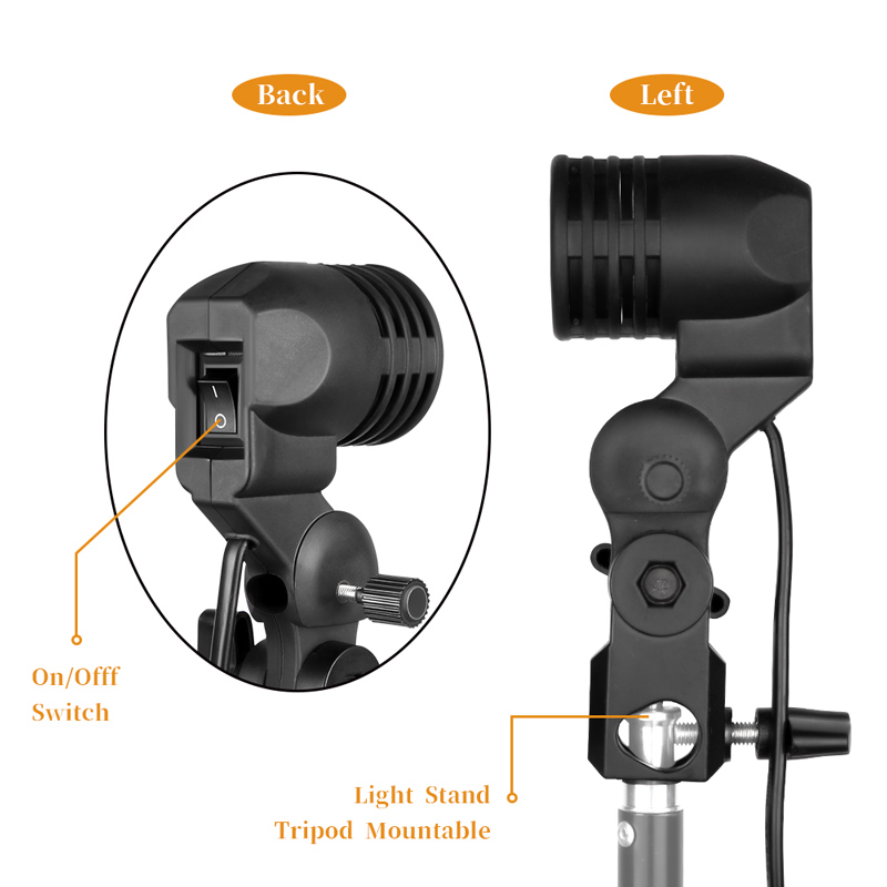 Soporte de bombilla de Cable d - Photography Lighting With Umbrella reseña y precio