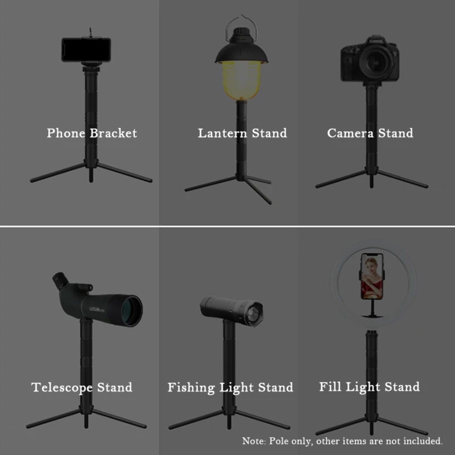 Nuevo soporte de aluminio para - Photography Video Lighting Kit With Adjustable Tripod Stand reseña y precio