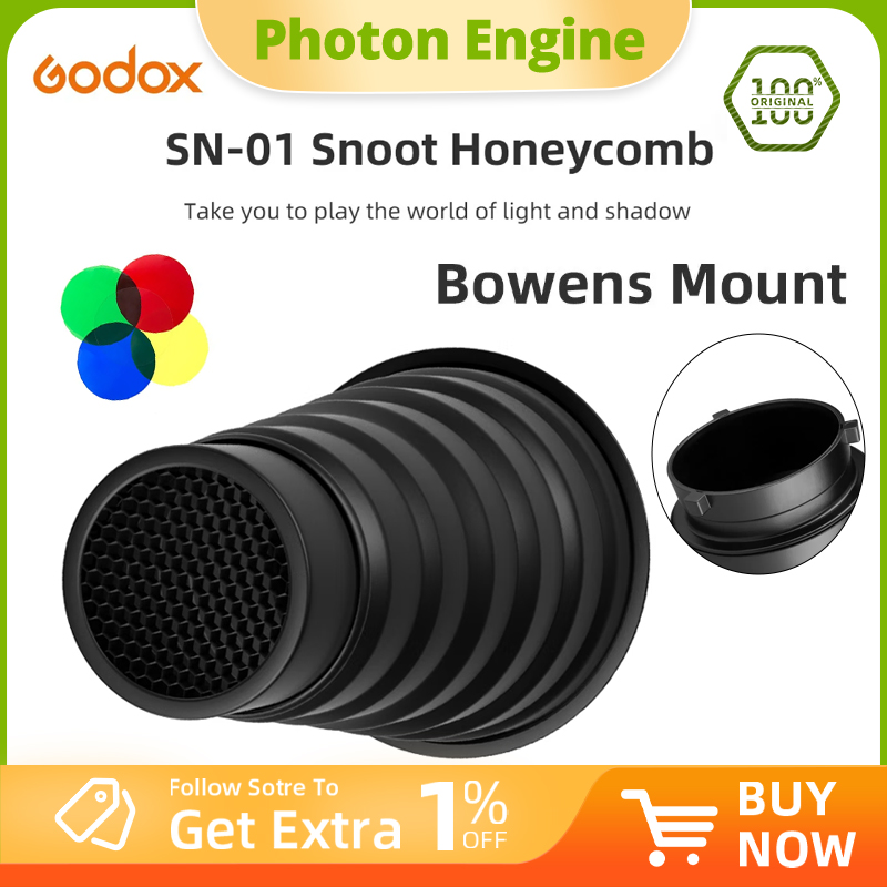 GODOX SN-01 Bowens Snoot Grand - Photography Lighting Types reseña y precio
