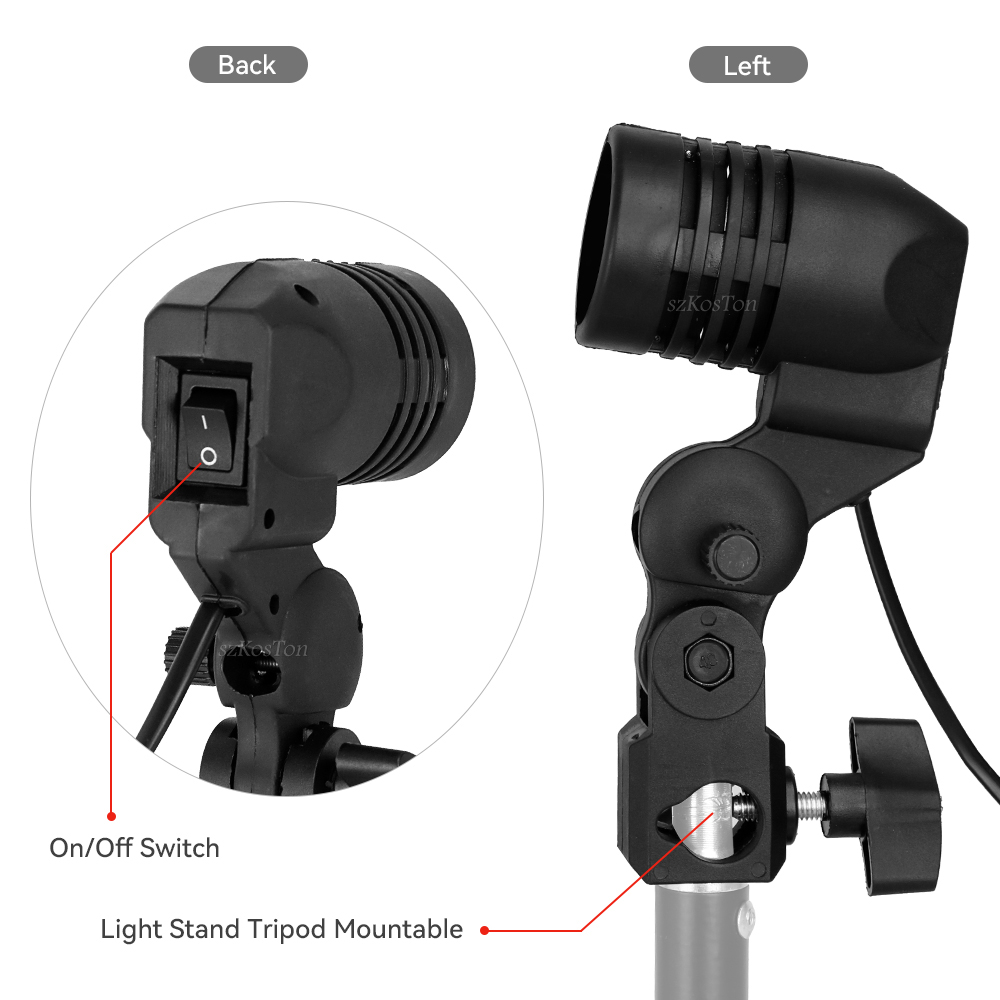 Portalámparas de un solo cabez - Photography Lighting With Umbrella reseña y precio