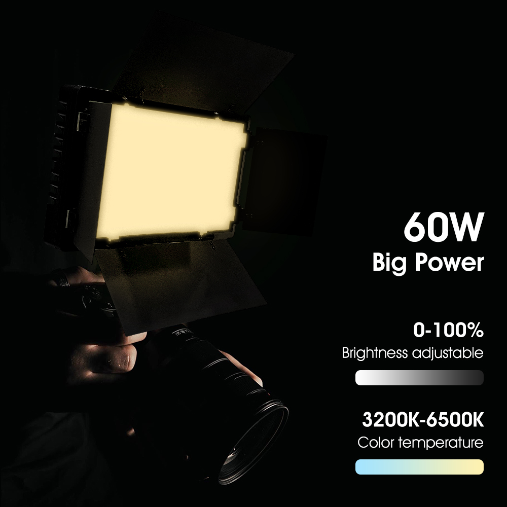 Luz de Video Portátil DS60BI,  - Photography Lighting Continuous reseña y precio