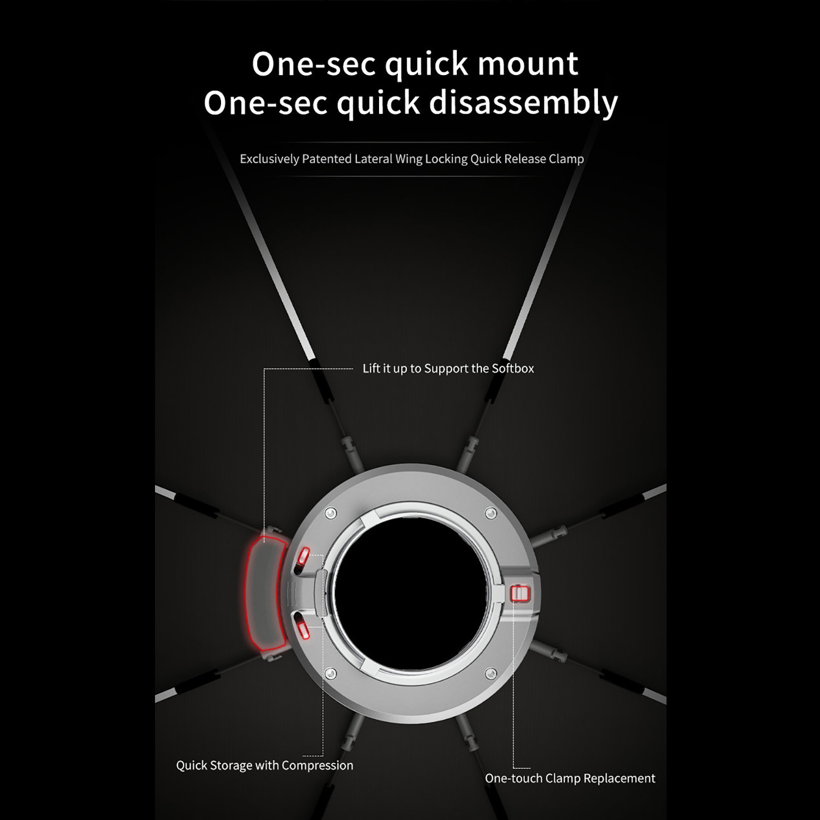 Softbox octagonal de instalaci - Beauty Dish 55Cm reseña y precio