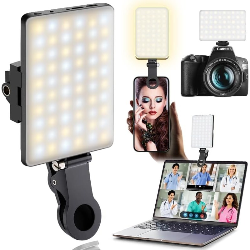 Luz LED portátil con clip para - Photography Lighting Continuous reseña y precio