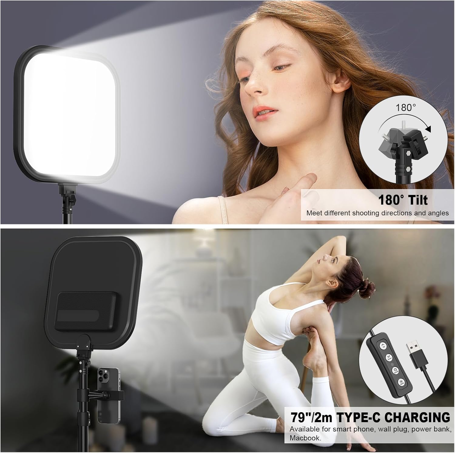 Kit de 2 Luces LED para Video  - Altson Photography Video Lighting Kit reseña y precio