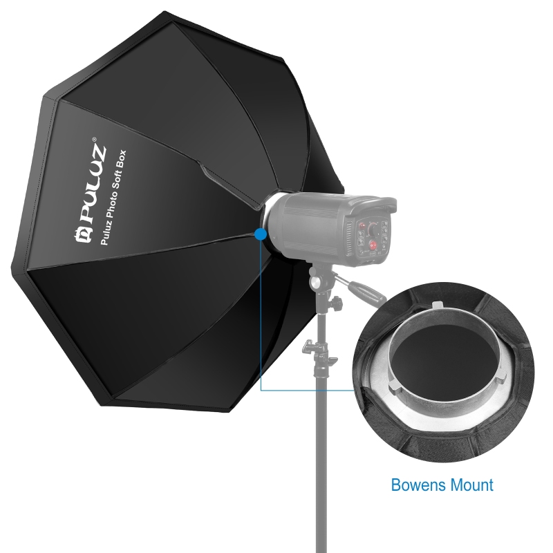 PULUZ-Caja difusora octagonal  - Photography Lighting Mount reseña y precio