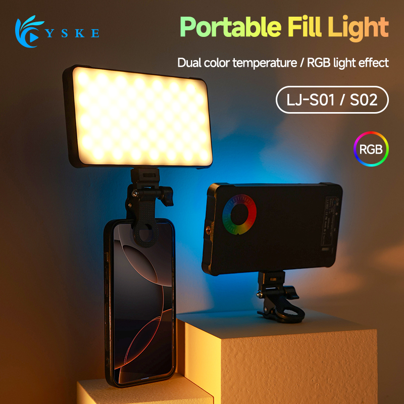 Luz de vídeo LED RGB, Clip de  - Photography Lighting Spotlight reseña y precio