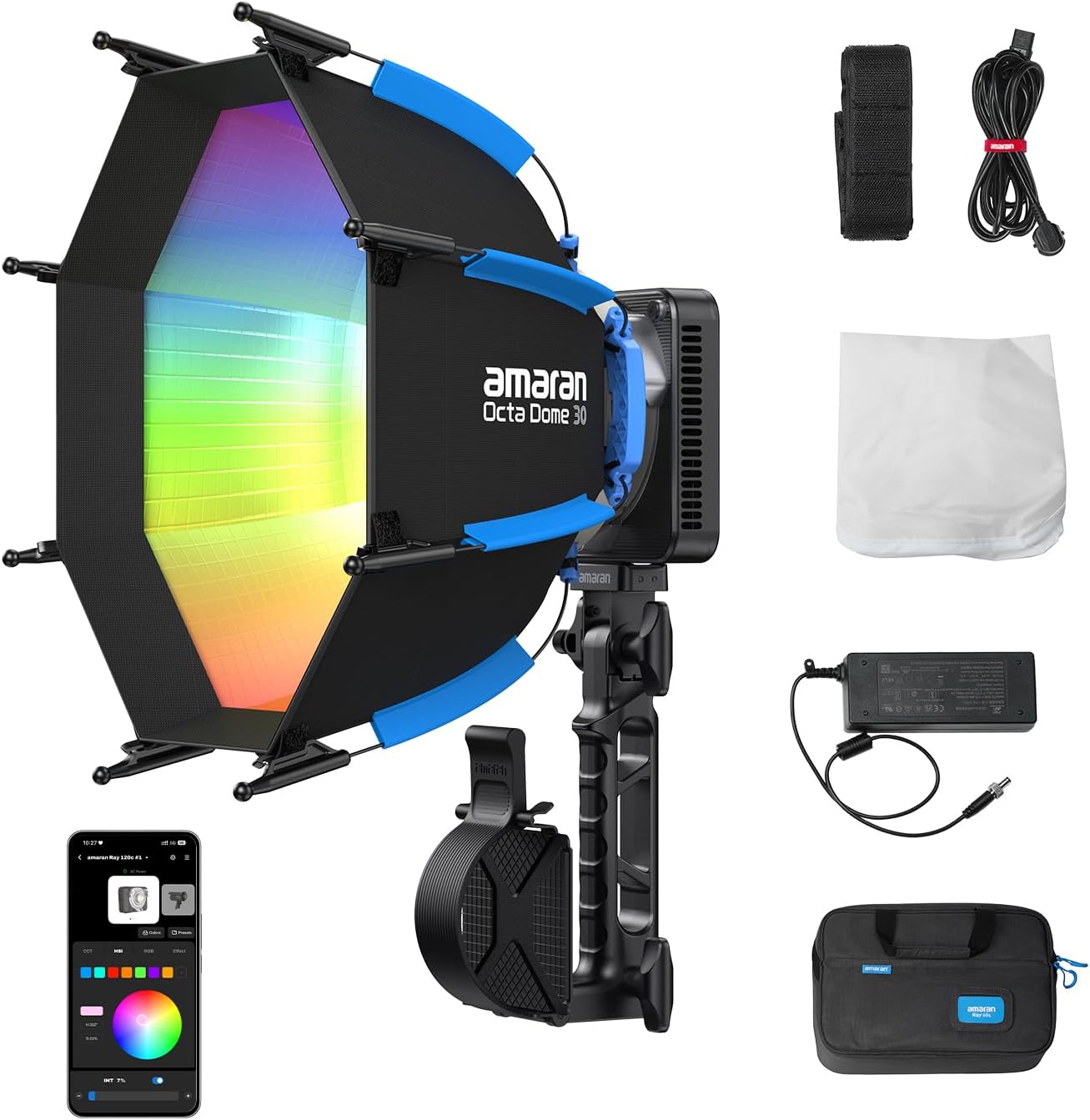 Luz de Video LED RGB de 120W,  - Photography Lighting Mount reseña y precio