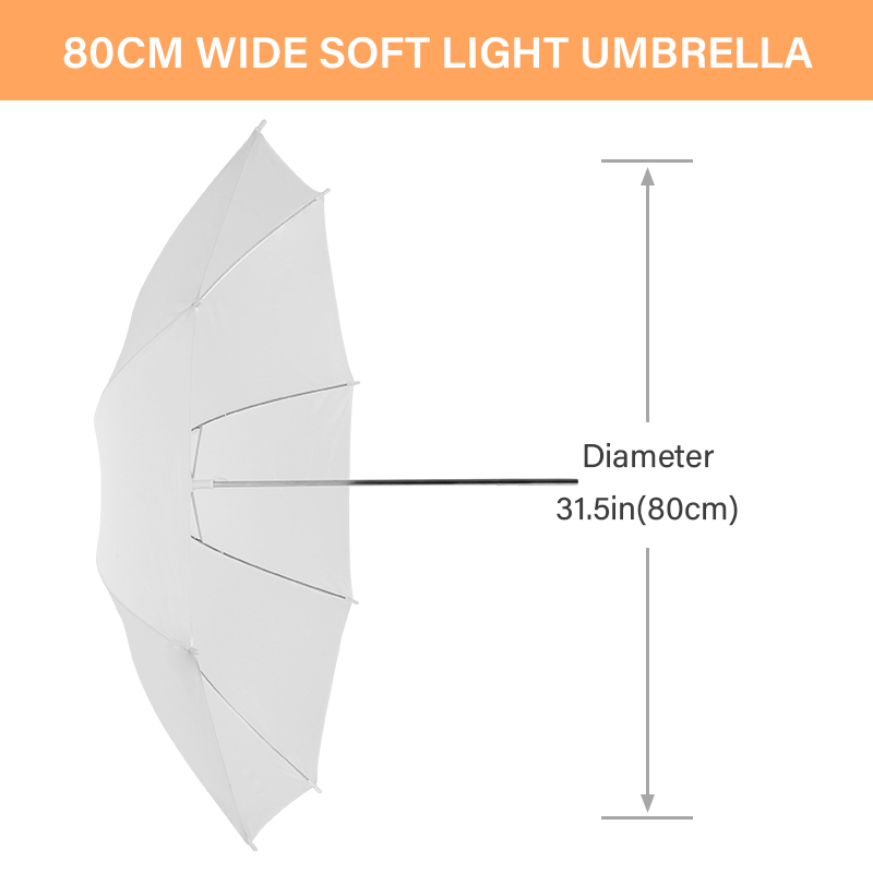 Paraguas difusor de luz blanca - Photography Lighting With Umbrella reseña y precio