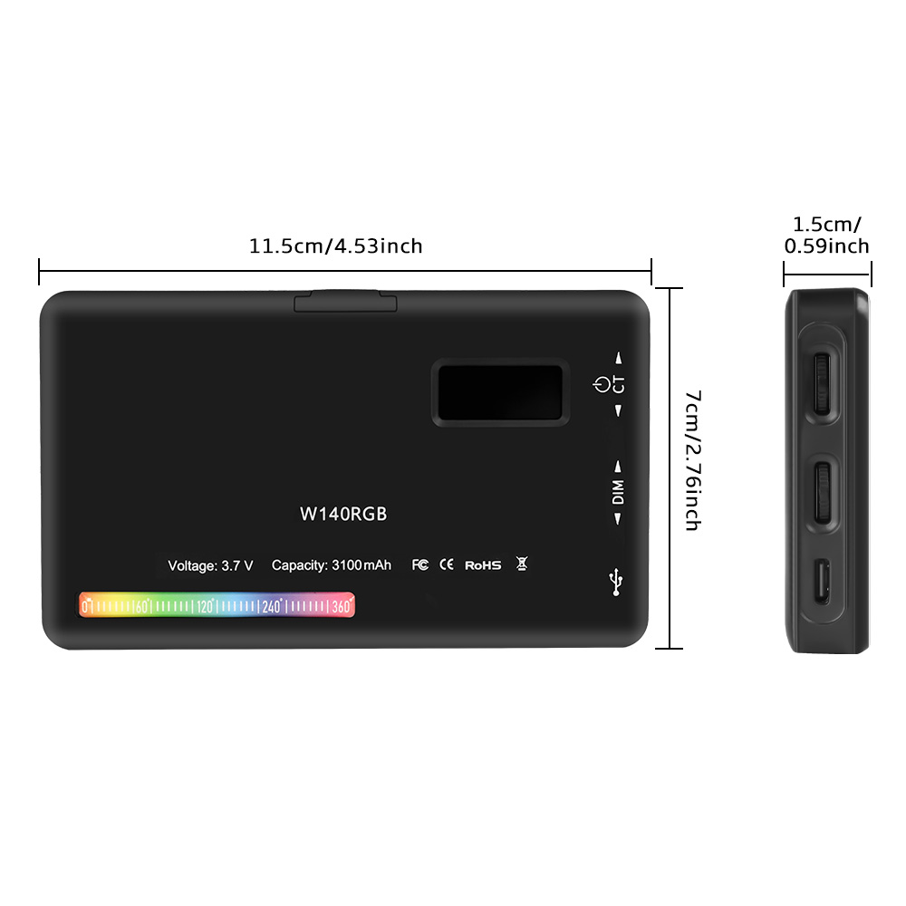 Luz de vídeo LED RGB SH W140 0 - Photography Lighting Continuous reseña y precio