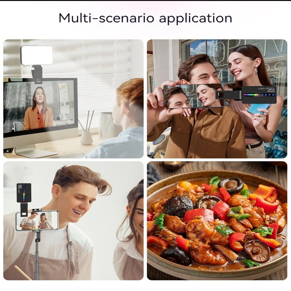 Luz LED RGB para cámara, Kit d - Photography Lighting With Umbrella reseña y precio