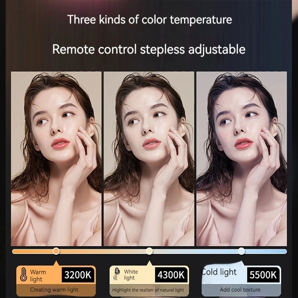 Luz LED RGB para cámara, Kit d - Photography Lighting With Umbrella reseña y precio