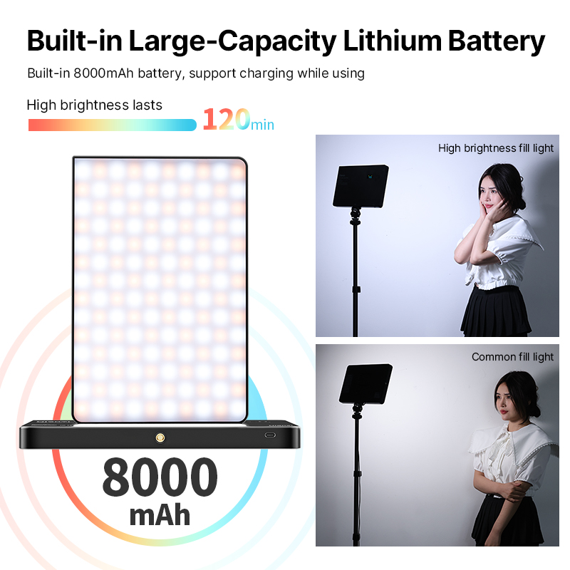 Ulanzi LT003 15W RGB luz de ví - Photography Lighting With Umbrella reseña y precio