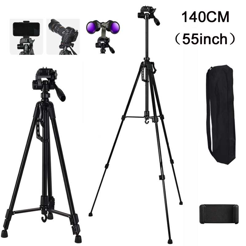 Trípode Universal de 55 Pulgad - Photography Video Lighting Kit With Adjustable Tripod Stand reseña y precio