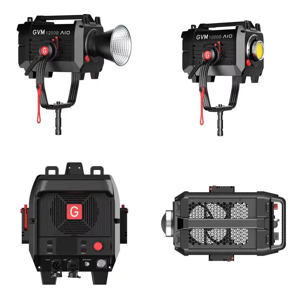 GVM SD1200B AIO 1200W, Luz LED - Photography Lighting Spotlight reseña y precio