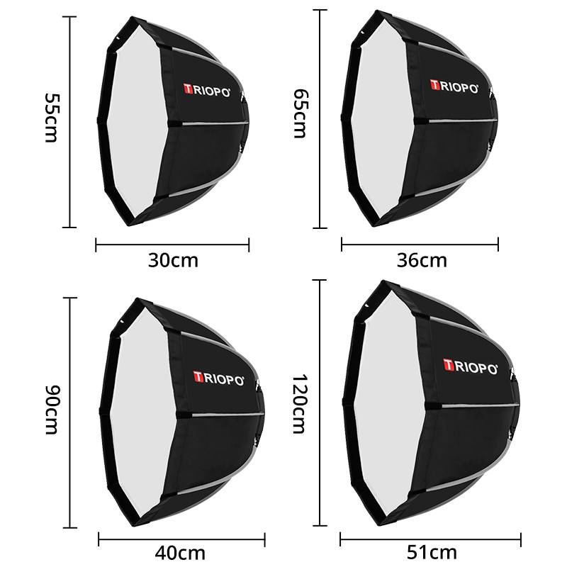 Triopo K2 55cm 65cm 90cm 120cm - Beauty Dish 55Cm reseña y precio
