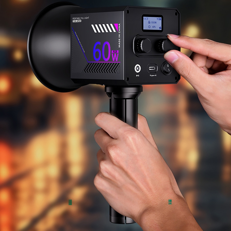 Luz de Video RGB de 60W, Luz L - Photography Lighting Handheld reseña y precio