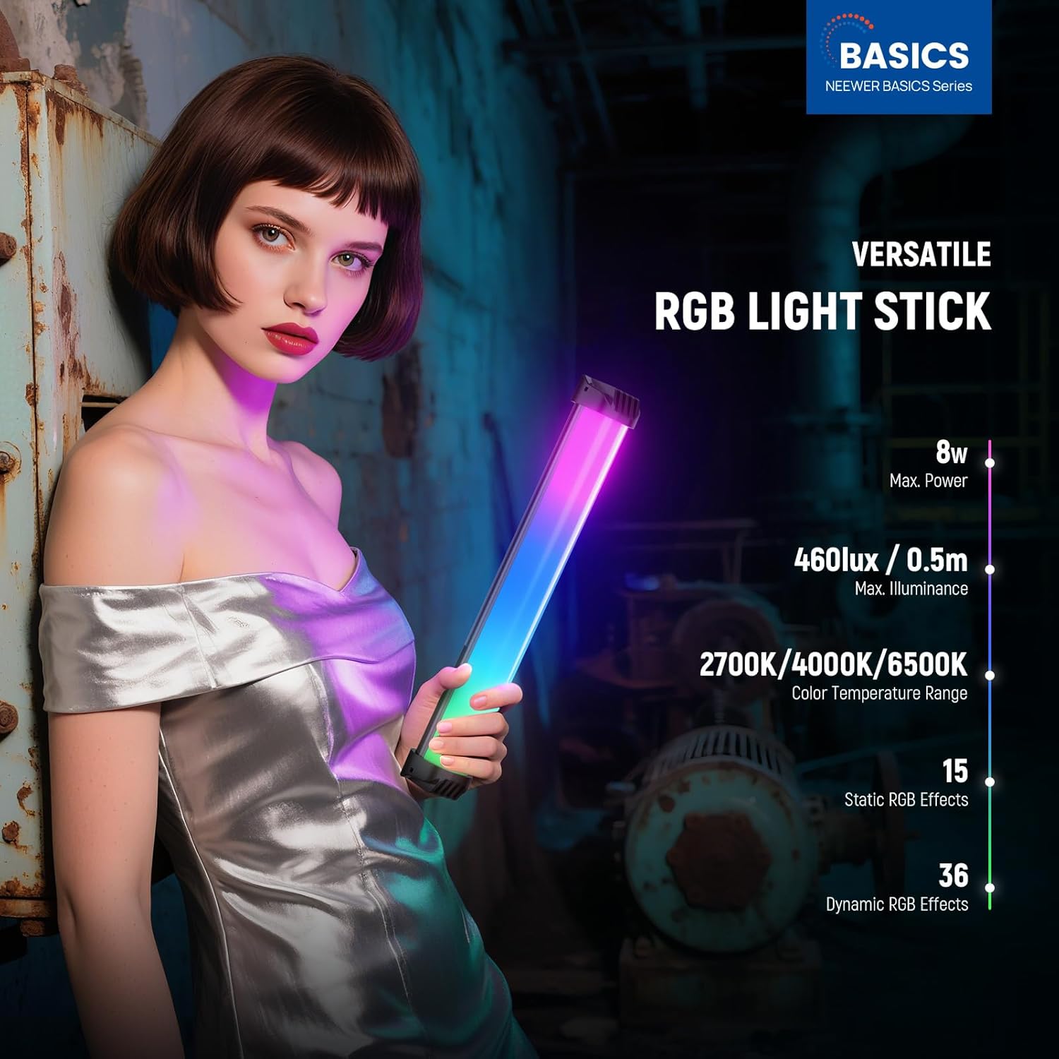 NEEWER Basics-varita de luz RG - Photography Lighting With Umbrella reseña y precio