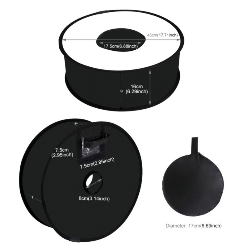 Softbox plegable de 45 cm con  - Photography Lighting Types reseña y precio