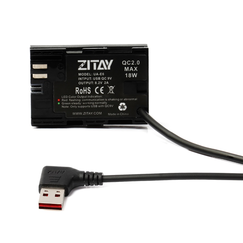 Batería Ficticia USB a LP-E6 Z - Photography Lighting For Dummies reseña y precio