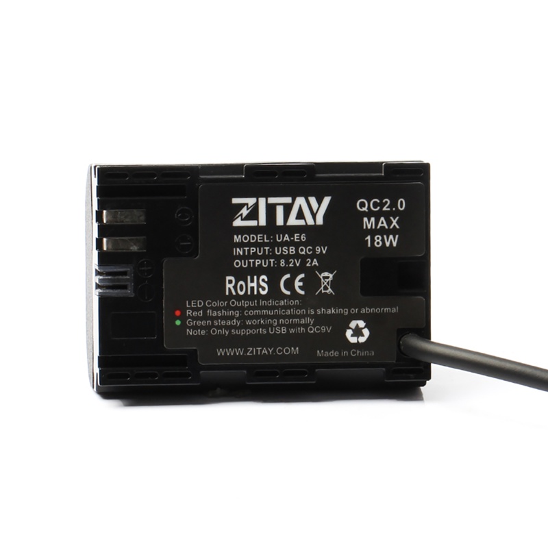 Batería Ficticia USB a LP-E6 Z - Photography Lighting For Dummies reseña y precio