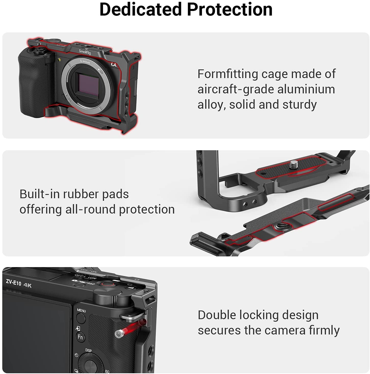 SmallRig-jaula para cámara Son - Sony Camera Zv-E10 reseña y precio