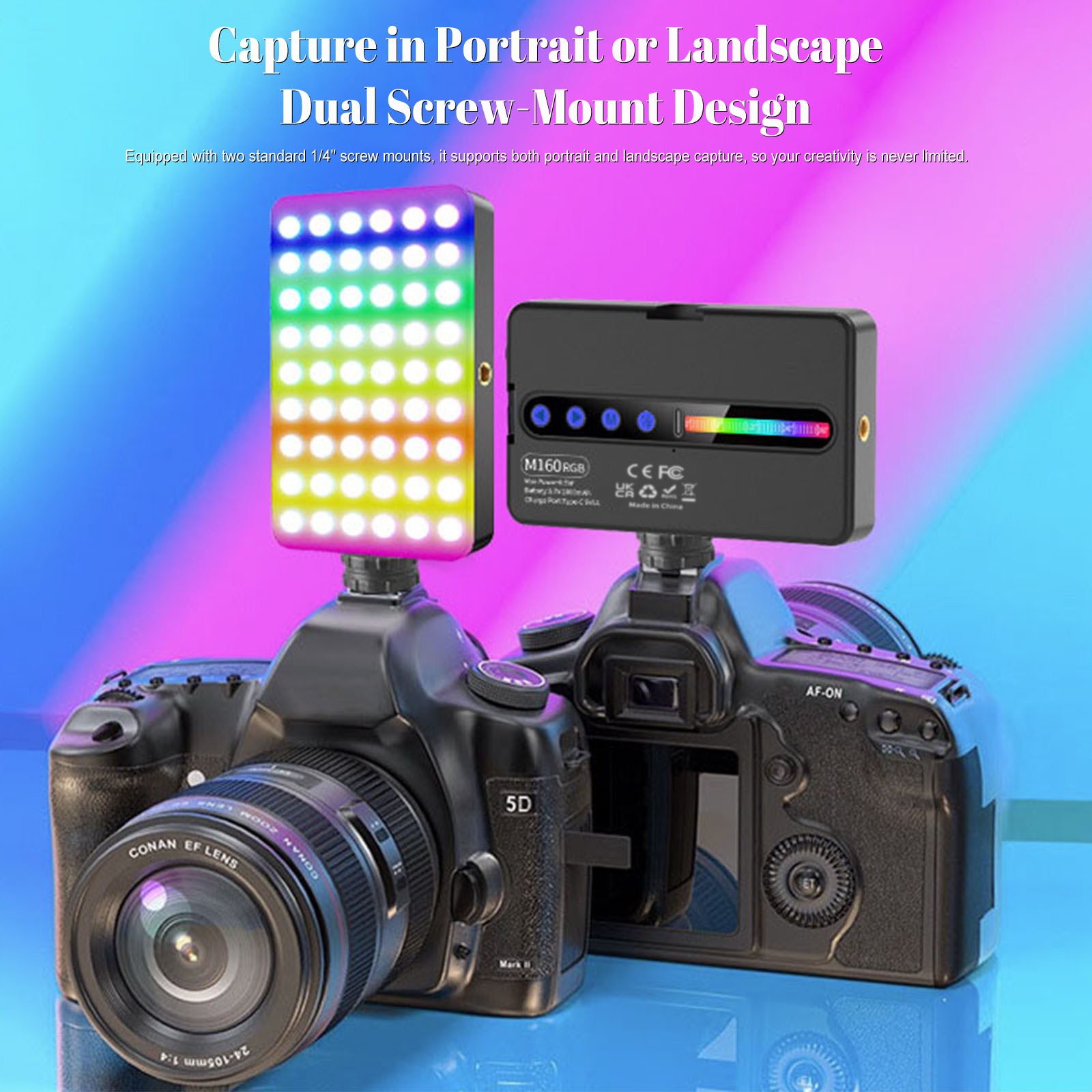 Luz de Video LED RGB de 6.5W,  - Photography Lighting Types reseña y precio