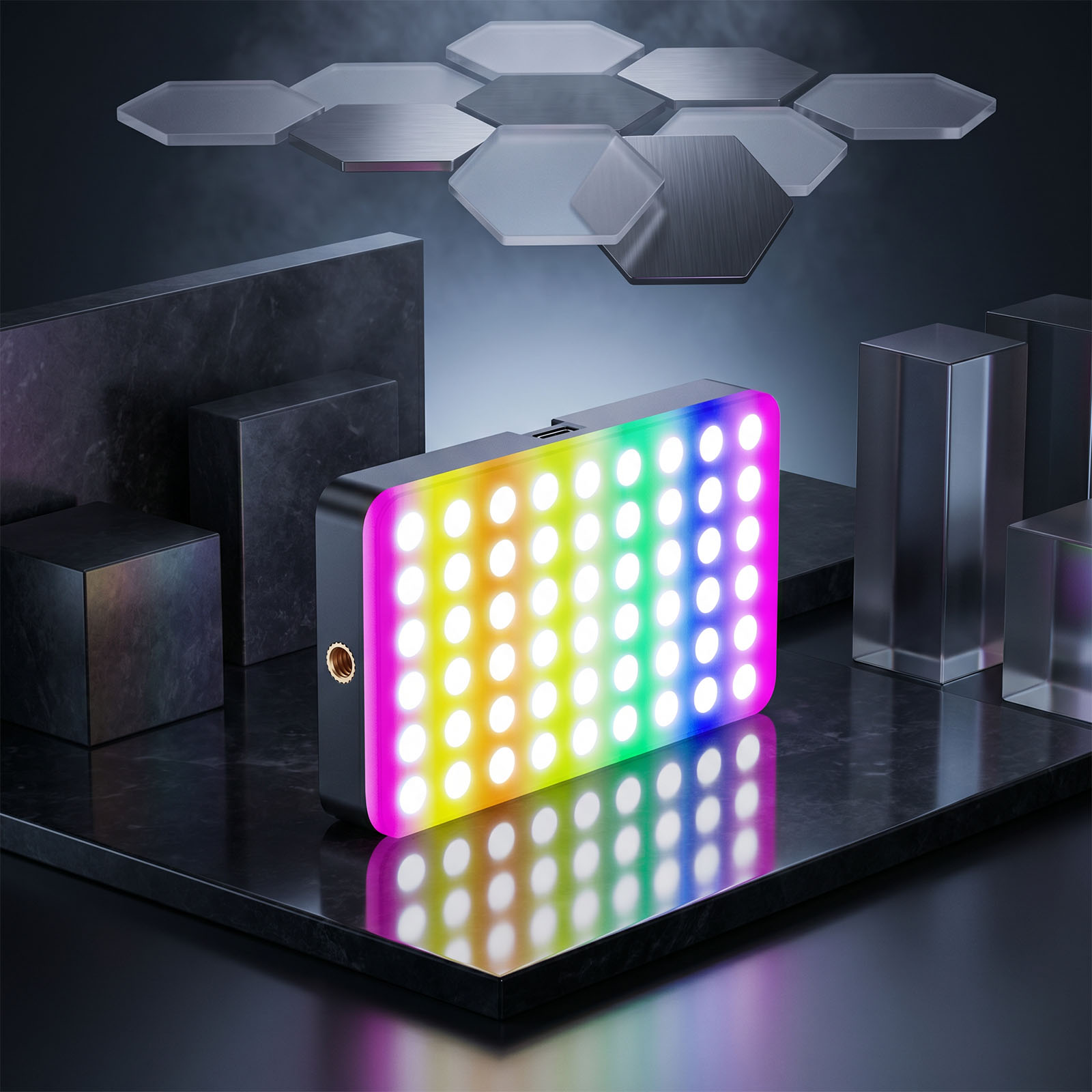Luz de Video LED RGB de 6.5W,  - Photography Lighting Types reseña y precio